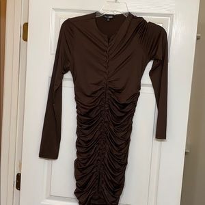 Long sleeve dress.